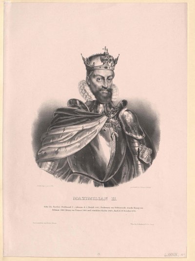 Heiliger Römischer Kaiser Maximilian II von Artist Unknown