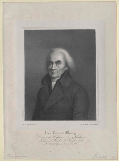 Jean Laurent Blessig von Artist Unknown