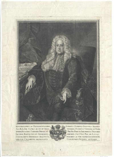 Johann Adam Graf von Questenberg von Artist Unknown