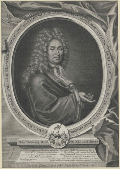 Johann Konrad Brunner (Druck) von Artist Unknown