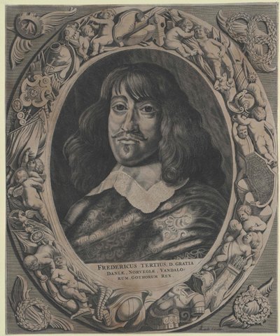 König von Dänemark Friedrich III von Artist Unknown