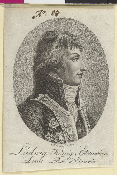 König von Etrurien Ludwig von Artist Unknown