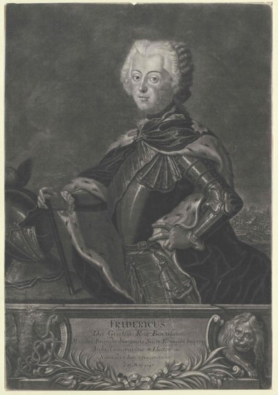 König von Preußen Friedrich II. von Artist Unknown