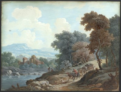 Landschaft mit Fluss von Artist Unknown