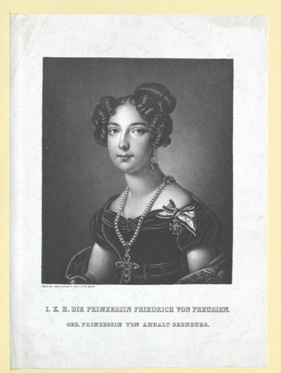 Louise Prinzessin Anhalt-Bernburg von Artist Unknown