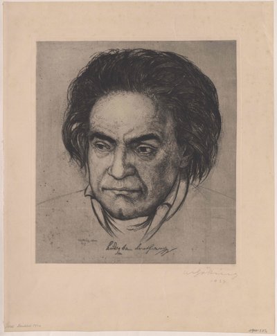Ludwig van Beethoven von Artist Unknown