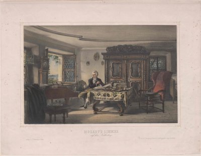 Mozart beim Komponieren von Artist Unknown