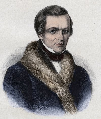 Porträt von Alexei Koltsov, russischer Dichter von Artist Unknown