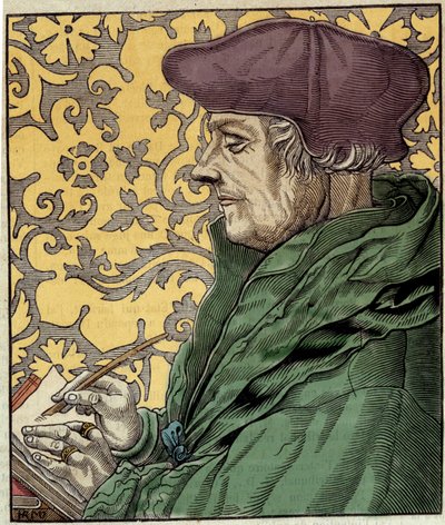 Porträt von Didier Erasme (Erasmus von Rotterdam) (1469 - 1536), niederländischer Humanist. von Artist Unknown