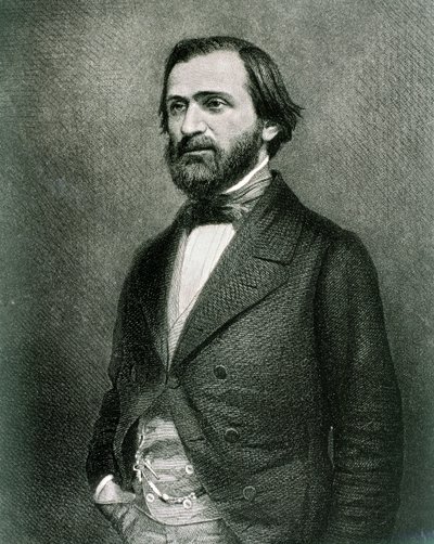 Porträt von Giuseppe Fortunino Francesco Verdi von Artist Unknown