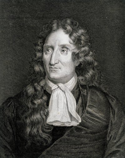 Porträt von Jean de La Fontaine (Gravur) von Artist Unknown