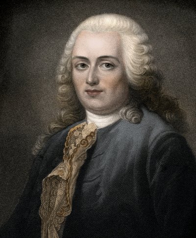 Porträt des französischen Ökonomen und Politikers Anne Robert Jacques Turgot - Porträt von Anne Robert Jacques Turgot, Baron de l