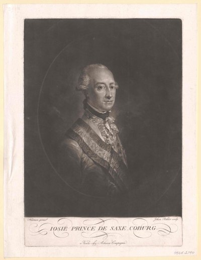 Prinz von Sachsen-Coburg-Saalfeld Friedrich Josias von Artist Unknown