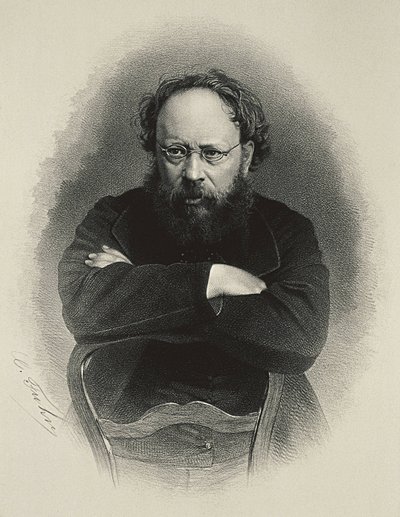 Proudhon, Pierre-Joseph (1809-1865). Französischer sozialistischer Theoretiker und Ökonom von Artist Unknown
