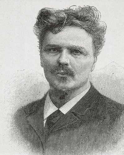 STRINDBERG, August (1849-1912). Porträt von August Strindberg. von Artist Unknown