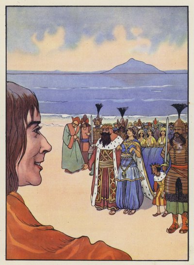 Illustration für Gullivers Reisen von Jonathan Swift von Artus Scheiner