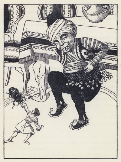 Illustration für Gullivers Reisen von Jonathan Swift von Artus Scheiner
