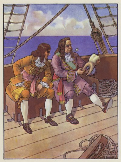 Illustration zu Gullivers Reisen von Jonathan Swift von Artus Scheiner