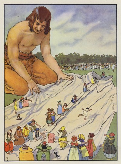 Illustration für Gullivers Reisen von Jonathan Swift von Artus Scheiner
