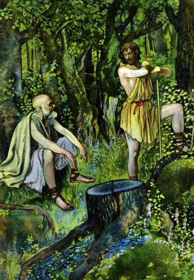 Timon von Athen, Stück von William Shakespeare, ca. 1880 (Druck) von Artus Scheiner