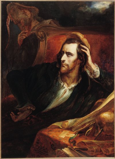 Faust in seinem Studierzimmer, ca. 1848 von Ary Scheffer