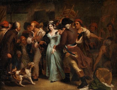 Die Verhaftung Charlotte Cordays von Ary Scheffer