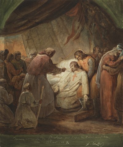Die letzte Kommunion des Heiligen Ludwig von Ary Scheffer