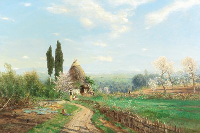 Frühling in der Campagna von Ascan Lutteroth