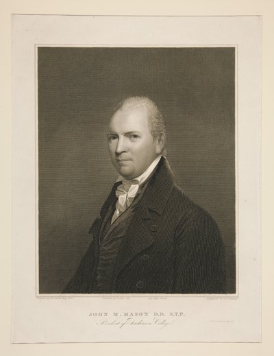 John M. Mason, D.D., S.T.P., Präsident des Dickinson College von Asher Brown Durand
