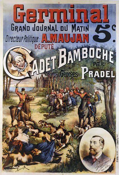 Plakat für die Zeitung 