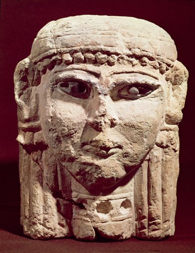 Kopf der Göttin Ishtar, aus Amman, Jordanien von Assyrian