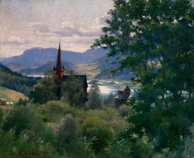 Ringebu Kirche von Asta Norregaard