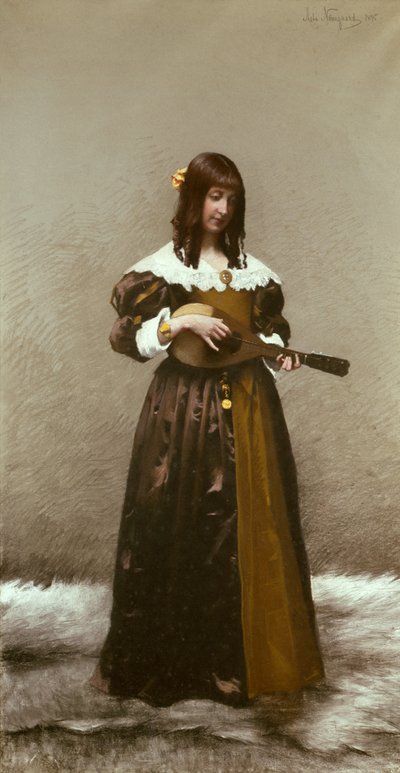 Selbstporträt von Asta Nørregaard