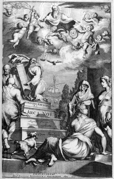 Frontispiz von Arca Noe, 1675 von Athanasius Kircher