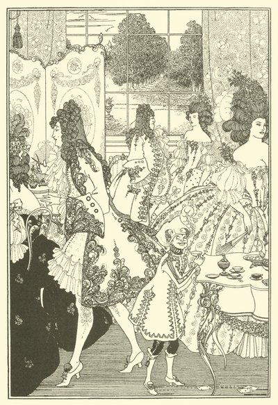 Der Raub der Locke von Aubrey (after) Beardsley