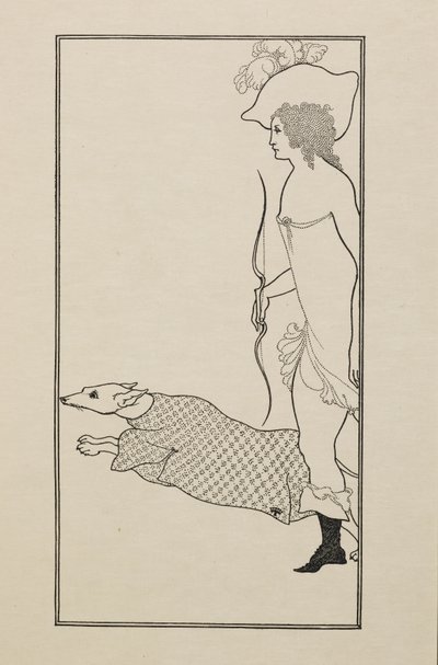 Atalanta, aus einem Buch mit fünfzig Zeichnungen von Aubrey Beardsley