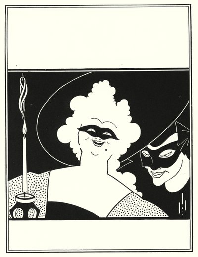 Umschlagdesign für "The Yellow Book," Band I von Aubrey Beardsley