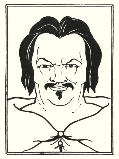 Umschlagdesign, Seite von Aubrey Beardsley
