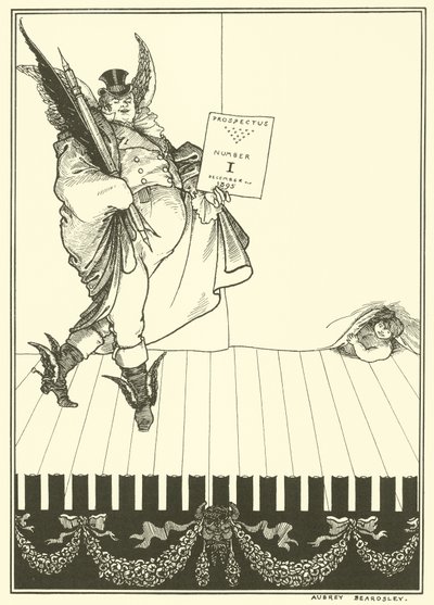 Design-Prospekt von The Savoy von Aubrey Beardsley