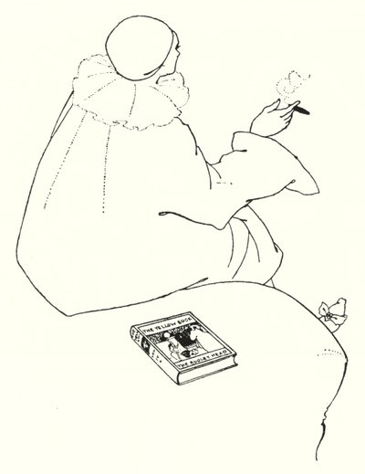 Entwurf für eine Einladungskarte von Aubrey Beardsley