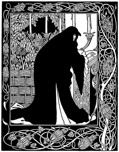 Wie Königin Guenever Nonne wurde, Illustration aus 