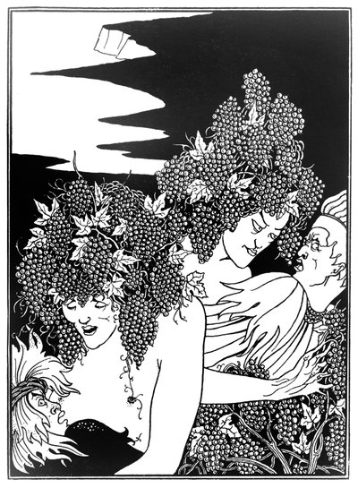 Die Falle der Weinlese, 1894 von Aubrey Beardsley
