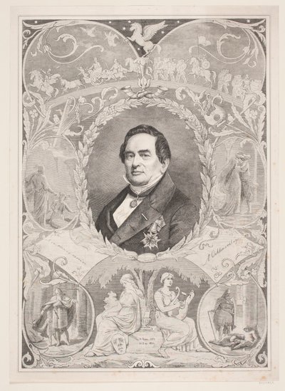 Adam Oehlenschläger. Gedenkblatt von August Edward Adolf Heimburger