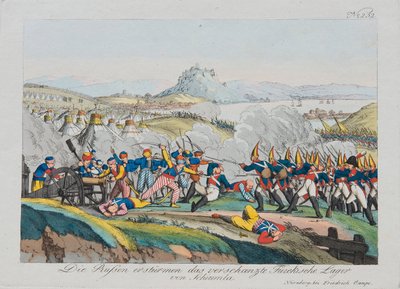 Einnahme der Festung Schumen im Jahr 1828, ca. 1830 von August Friedrich Andreas Campe