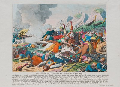 Die Belagerung der Festung Schumen im Jahr 1828 von August Friedrich Andreas Campe