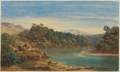 Entlang des Jordanflusses von August Löffler
