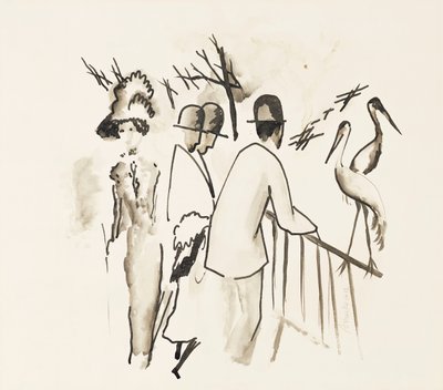 Zoologischer Garten II, 1912 von August Macke