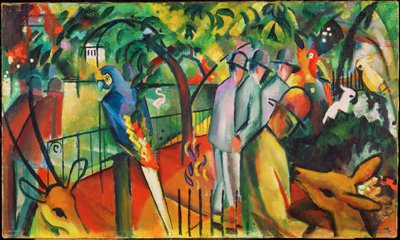 Zoologischer Garten I von August Macke