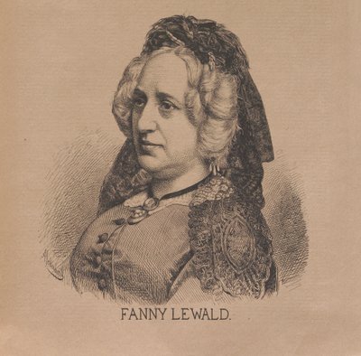Schriftstellerin Fanny Lewald von August Schubert