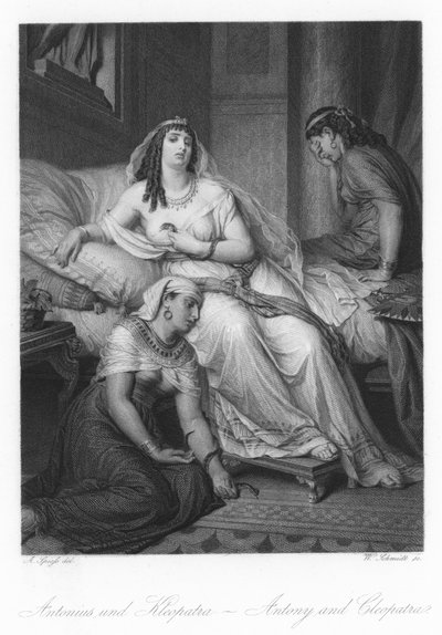 Szene aus Antonius und Cleopatra von August Spiess